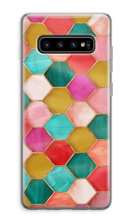 Hexagons in stained glass