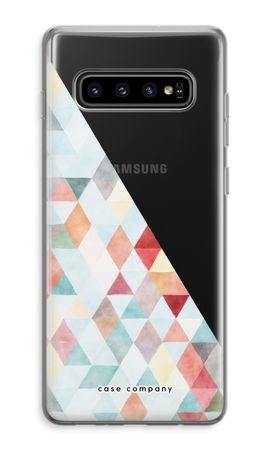 Coloured triangles pastel