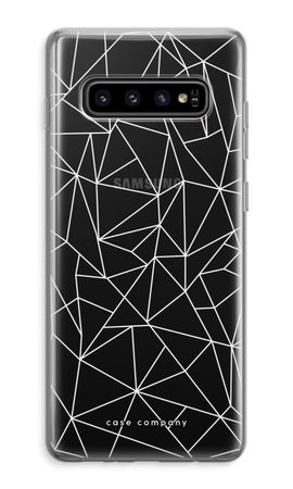 Geometric lines white