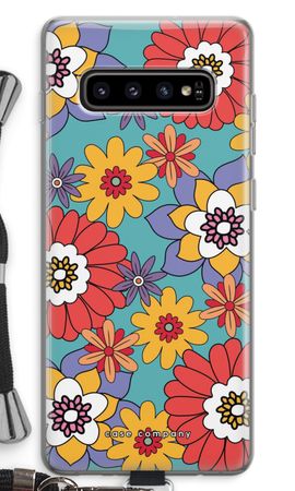 Retro Flowers - Blue