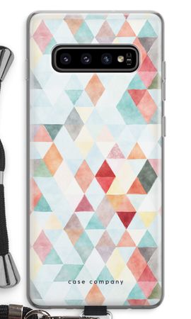 Coloured triangles pastel