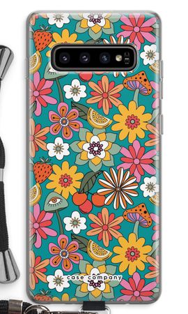 Retro Flowers N°2 - Blue