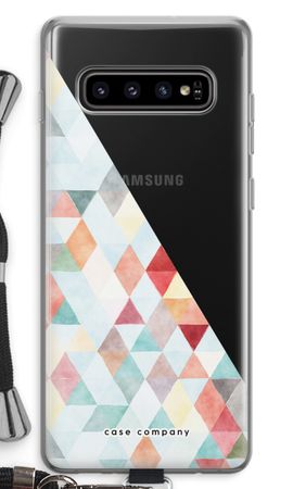 Coloured triangles pastel