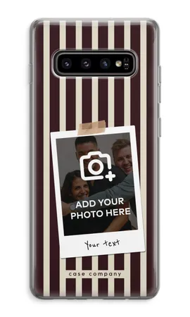 Polaroid - Retro, Miękkie etui Samsung Galaxy S10 Plus