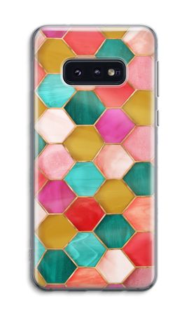 Hexagons in stained glass