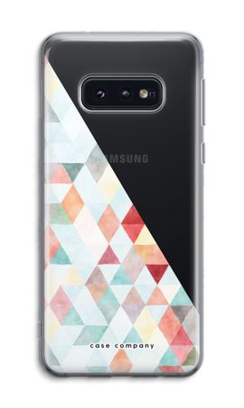 Coloured triangles pastel