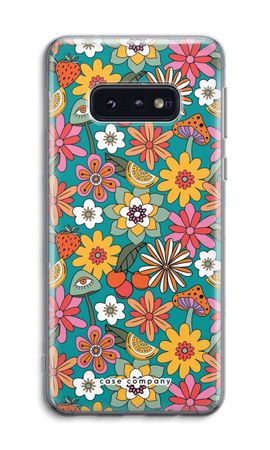 Retro Flowers N°2 - Blue