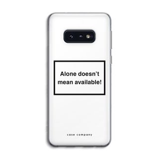 Alone