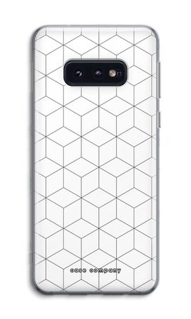 Cubes black and white