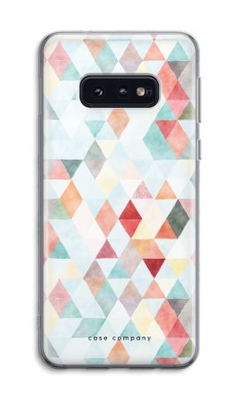 Coloured triangles pastel