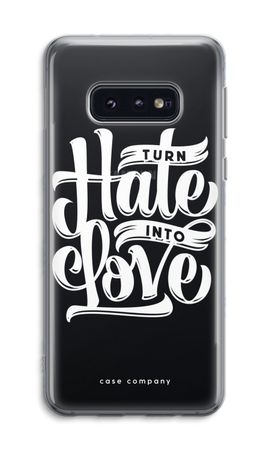 Turn hate into love