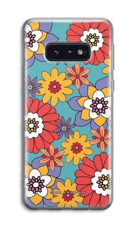 Retro Flowers - Blue