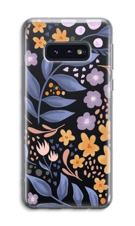 Flowers with blue leaves