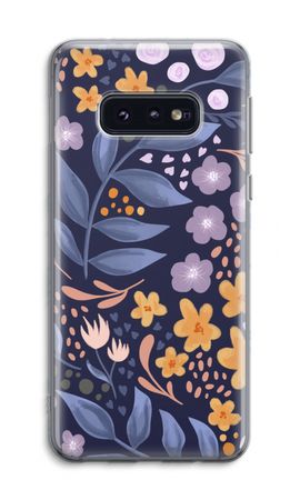 Flowers with blue leaves