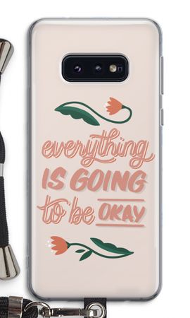 Optimistic flower girl