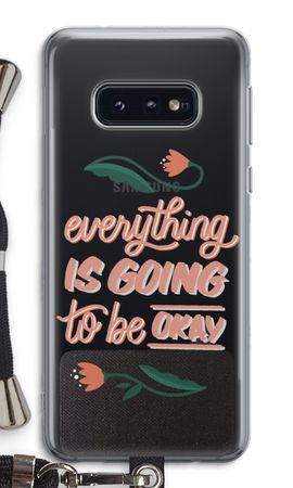 Optimistic flower girl