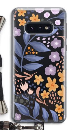 Flowers with blue leaves