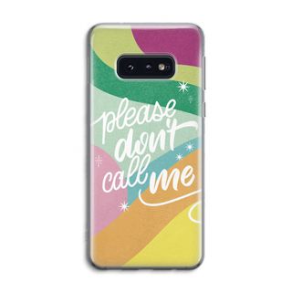 Don't call