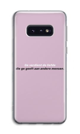 Ge verdient de liefde
