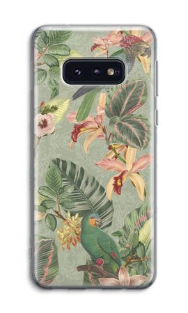 Tropical jungle parrot