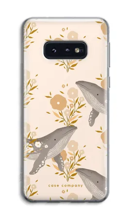 Floral Whales, Mehki ovitek Samsung Galaxy S10e