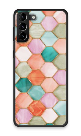 Hexagons in stained glass