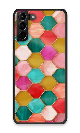 Hexagons in stained glass