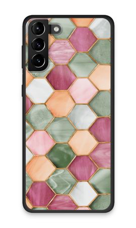 Hexagons in stained glass