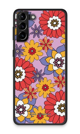 Retro Flowers - Purple