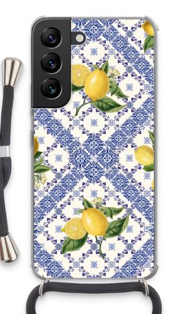 Blue tiles and lemons