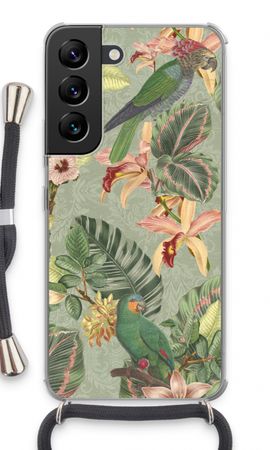 Tropical jungle parrot