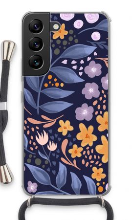 Flowers with blue leaves