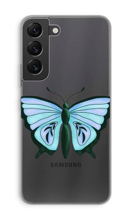 Blauer Schmetterling