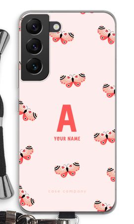 Rosy Butterflies Monogram