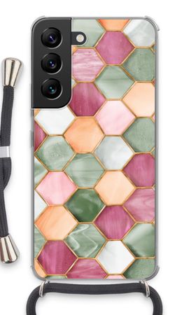 Hexagons in stained glass