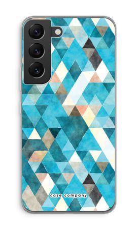 Coloured triangles blue