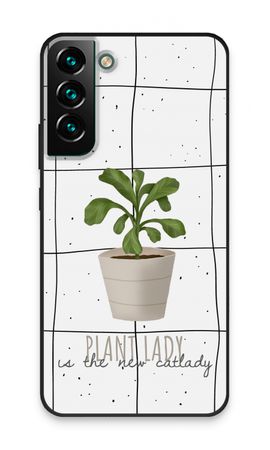 Houseplant on windowpane