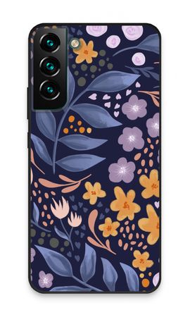 Flowers with blue leaves