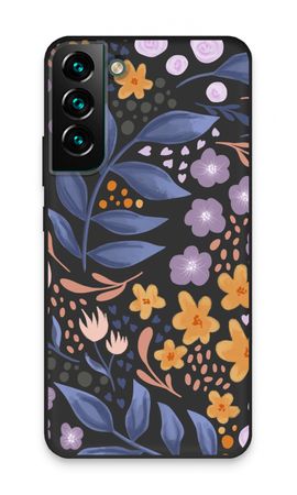 Flowers with blue leaves