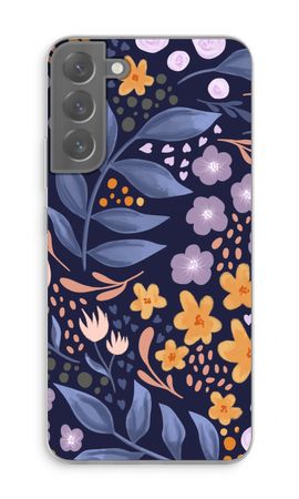 Flowers with blue leaves