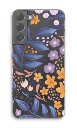 Flowers with blue leaves