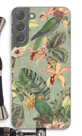 Tropical jungle parrot