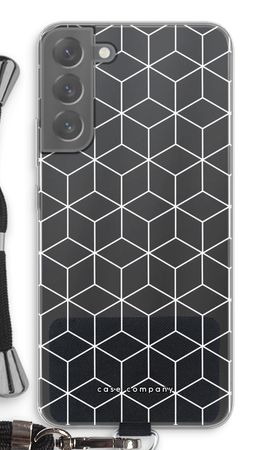 Cubes black and white