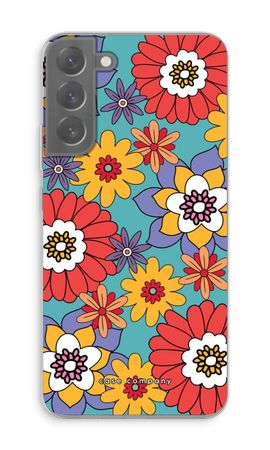 Retro Flowers - Blue