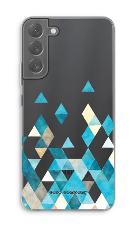 Coloured triangles blue