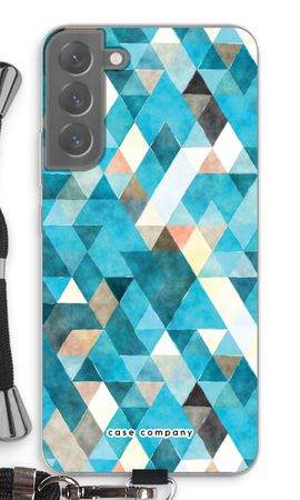 Coloured triangles blue