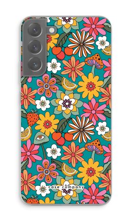 Retro Flowers N°2 - Blue