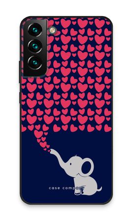 Éléphant et cœurs