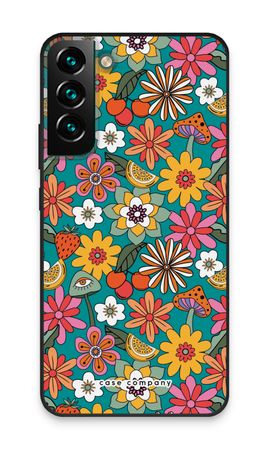 Fleurs rétro N°2 - Bleu