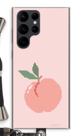 Stitched Peach